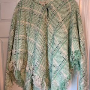 Boyne Valley Weavers wool blend Poncho